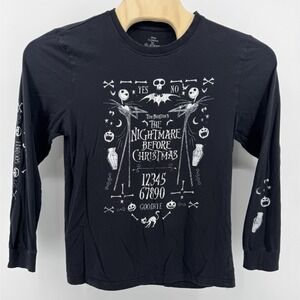 Disney Tim Burton's The Nightmare Before Christmas Long Sleeve T-Shirt Size M